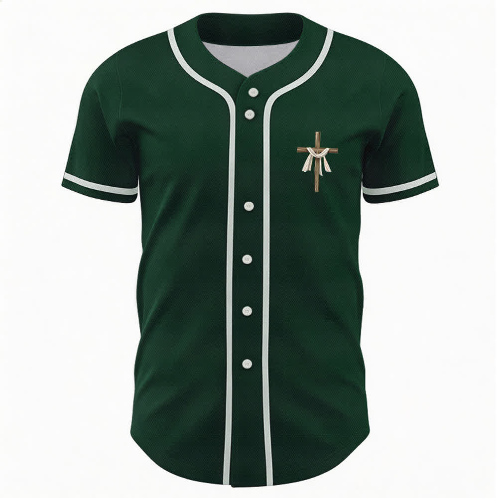 Christianartworkshop Non è qui, è risorto Maglia da baseball unisex Faith - image 44