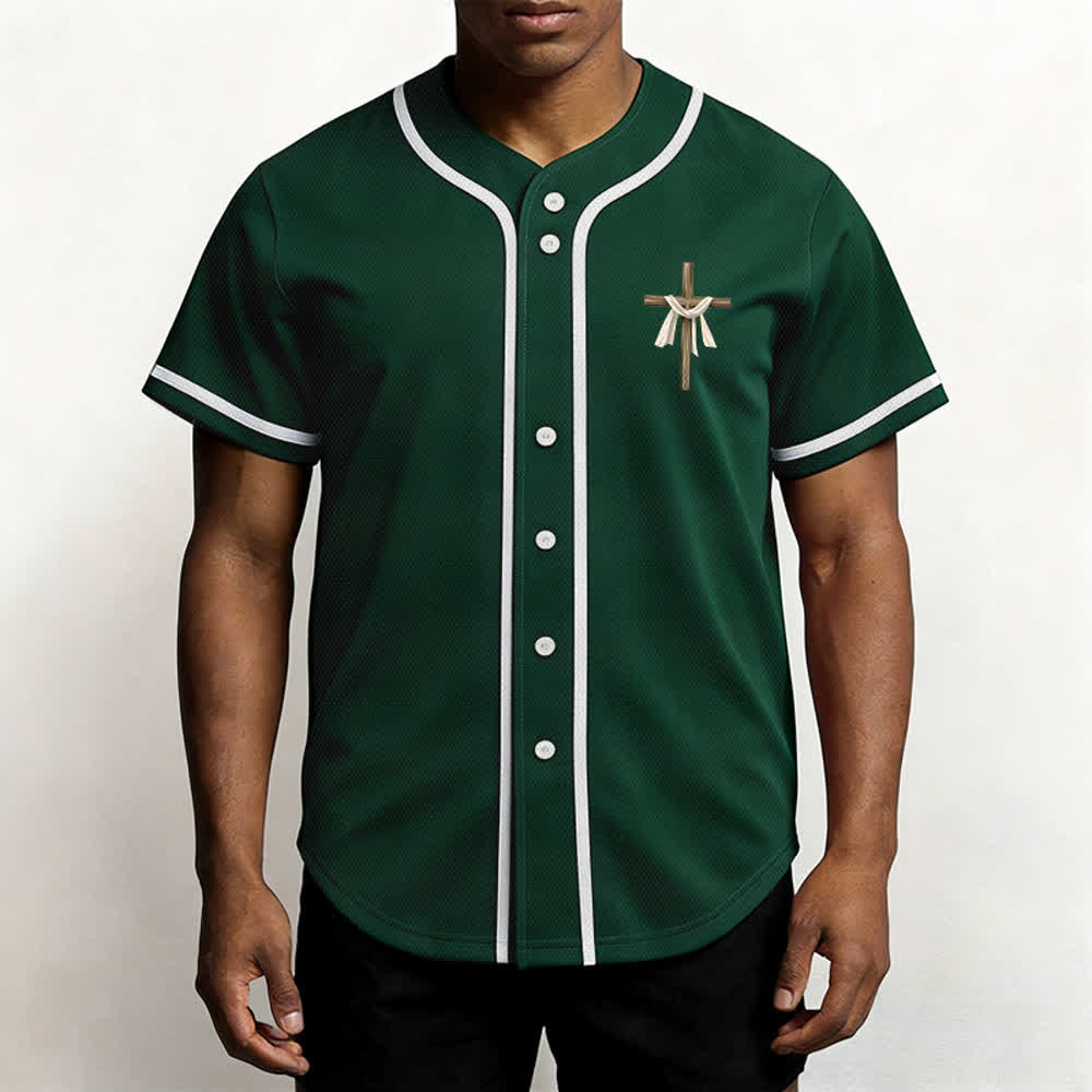 Christianartworkshop Non è qui, è risorto Maglia da baseball unisex Faith - image 46