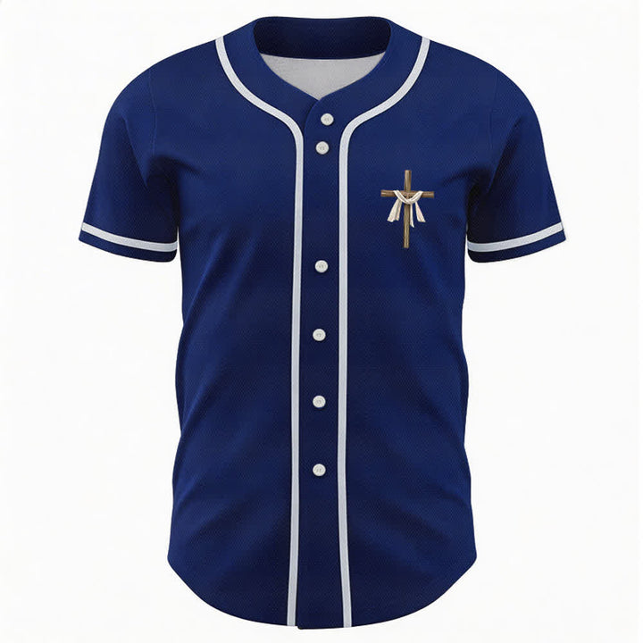 Christianartworkshop Non è qui, è risorto Maglia da baseball unisex Faith - image 51