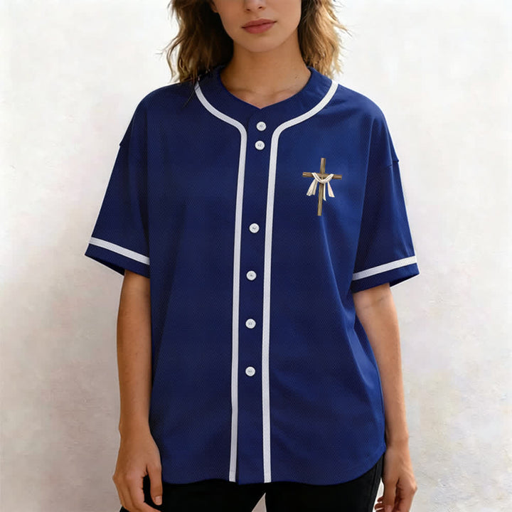 Christianartworkshop Non è qui, è risorto Maglia da baseball unisex Faith - image 55