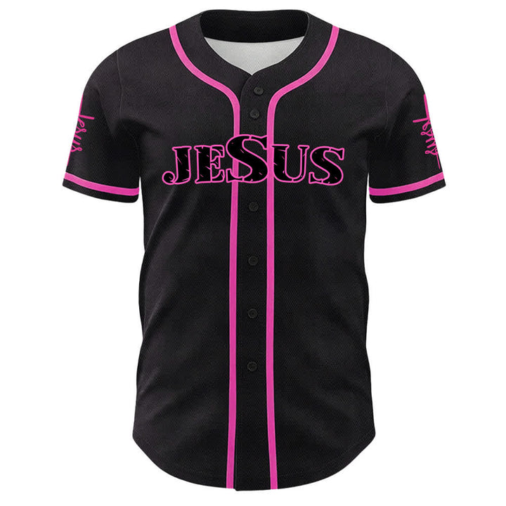 Christianartworkshop Maglia da baseball unisex personalizzata con la scritta "Gesù salva la fede" - image 17