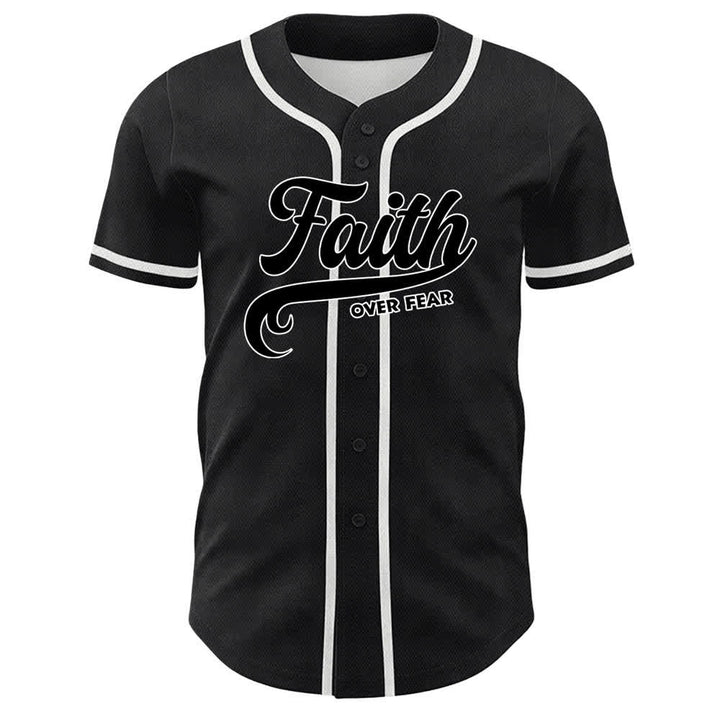 Christianartworkshop Faith Over Fear Agnello Croce Teschio Grafica Maglia da baseball unisex - image 23