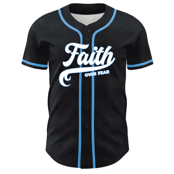 Christianartworkshop Faith Over Fear Agnello Croce Teschio Grafica Maglia da baseball unisex - image 17
