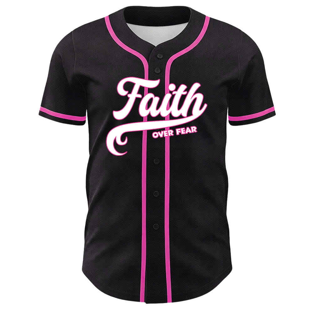 Christianartworkshop Faith Over Fear Agnello Croce Teschio Grafica Maglia da baseball unisex - image 8