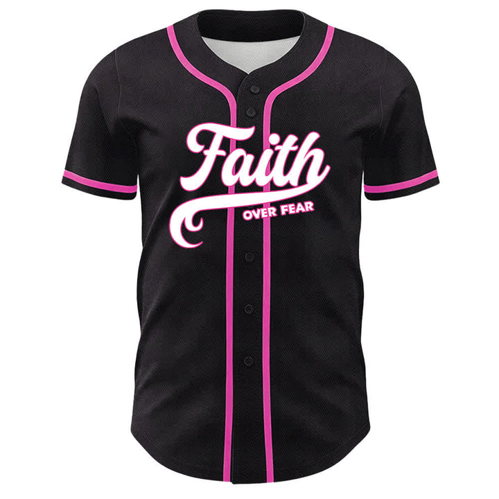 Christianartworkshop Faith Over Fear Agnello Croce Teschio Grafica Maglia da baseball unisex - image 8