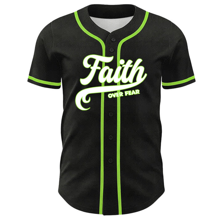 Christianartworkshop Faith Over Fear Agnello Croce Teschio Grafica Maglia da baseball unisex - image 26