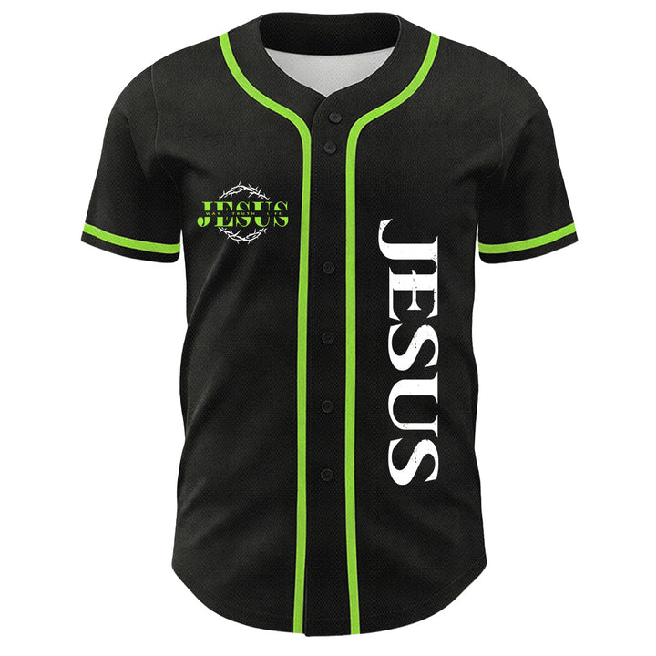 Christianartworkshop Maglia da baseball unisex con grafica "Thorn Crown Jesus Way Truth Life" e corona di spine, Gesù, Via, Verità, Vita - image 22