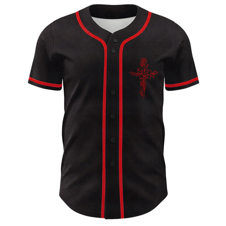 Christianartworkshop Fede sulla paura Agnello Teschio Croce Maglia da baseball unisex cristiana - image 17