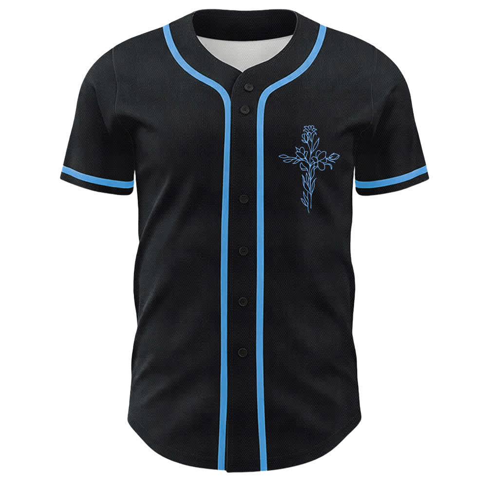 Christianartworkshop Fede sulla paura Agnello Teschio Croce Maglia da baseball unisex cristiana - image 11