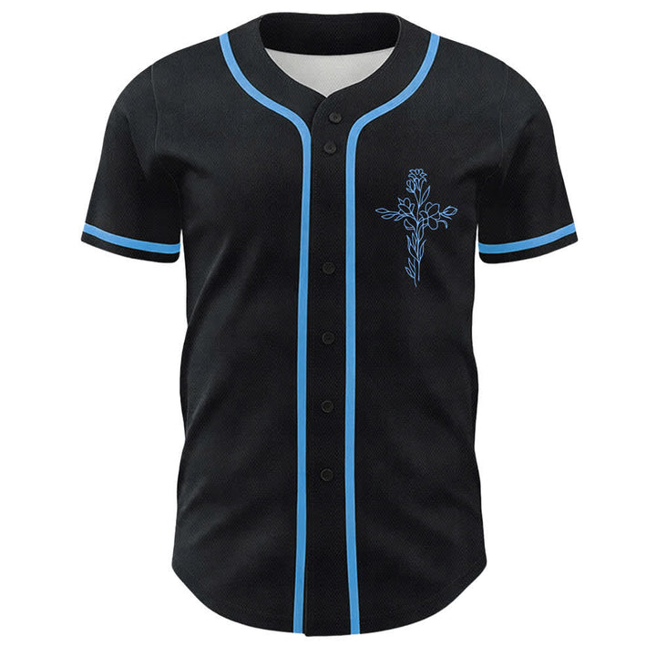 Christianartworkshop Fede sulla paura Agnello Teschio Croce Maglia da baseball unisex cristiana - image 11