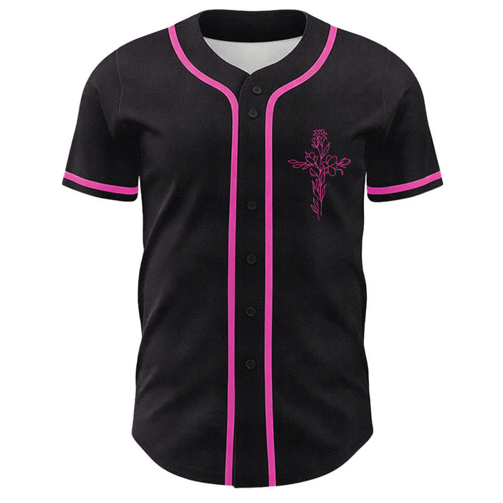 Christianartworkshop Fede sulla paura Agnello Teschio Croce Maglia da baseball unisex cristiana - image 2