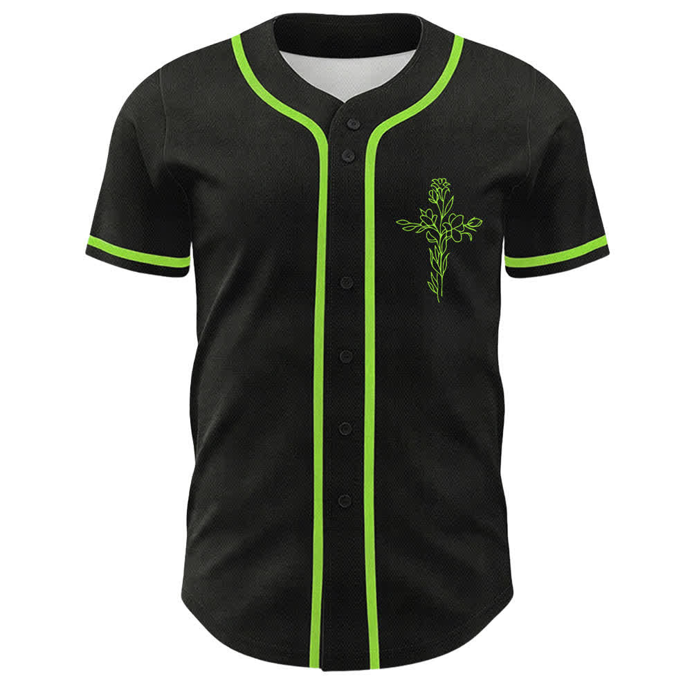 Christianartworkshop Fede sulla paura Agnello Teschio Croce Maglia da baseball unisex cristiana - image 23