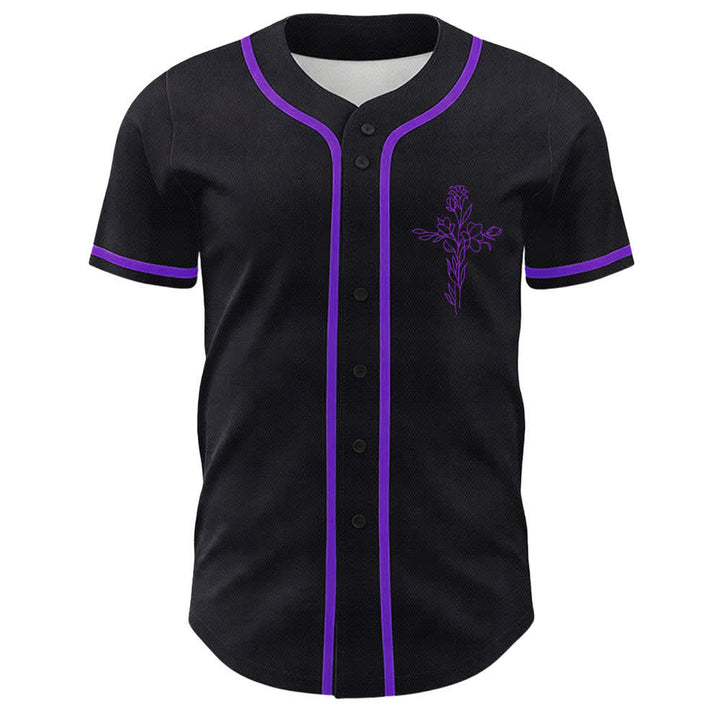 Christianartworkshop Fede sulla paura Agnello Teschio Croce Maglia da baseball unisex cristiana - image 26
