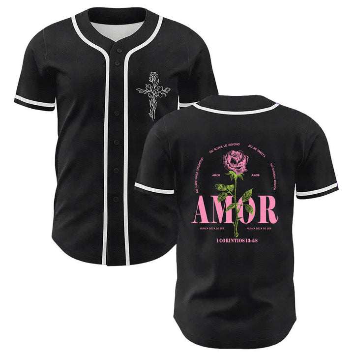 Christianartworkshop Fede sulla paura Agnello Teschio Croce Maglia da baseball unisex cristiana - Bianco - 5XL - image 12