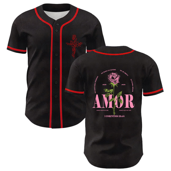 Christianartworkshop Fede sulla paura Agnello Teschio Croce Maglia da baseball unisex cristiana - Rosso - 5XL - image 15