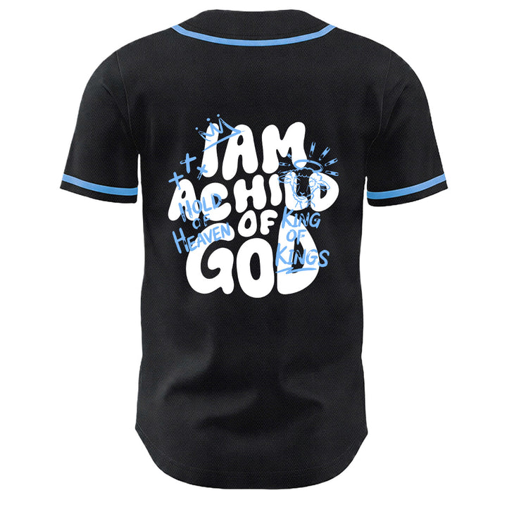 Christianartworkshop Maglia da baseball unisex con grafica "Sono un figlio di Dio" e corona d'agnello - image 7