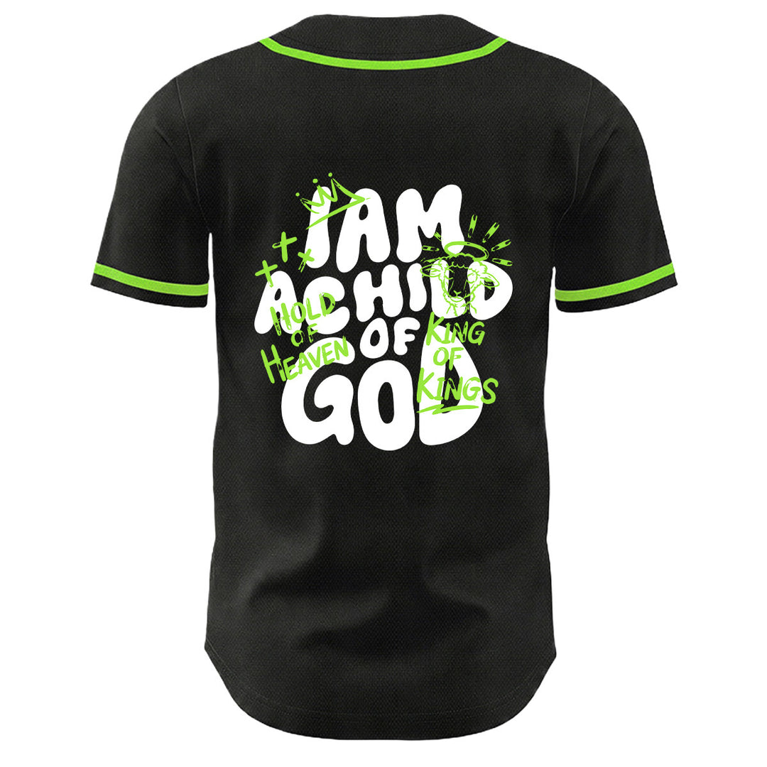 Christianartworkshop Maglia da baseball unisex con grafica "Sono un figlio di Dio" e corona d'agnello - image 22