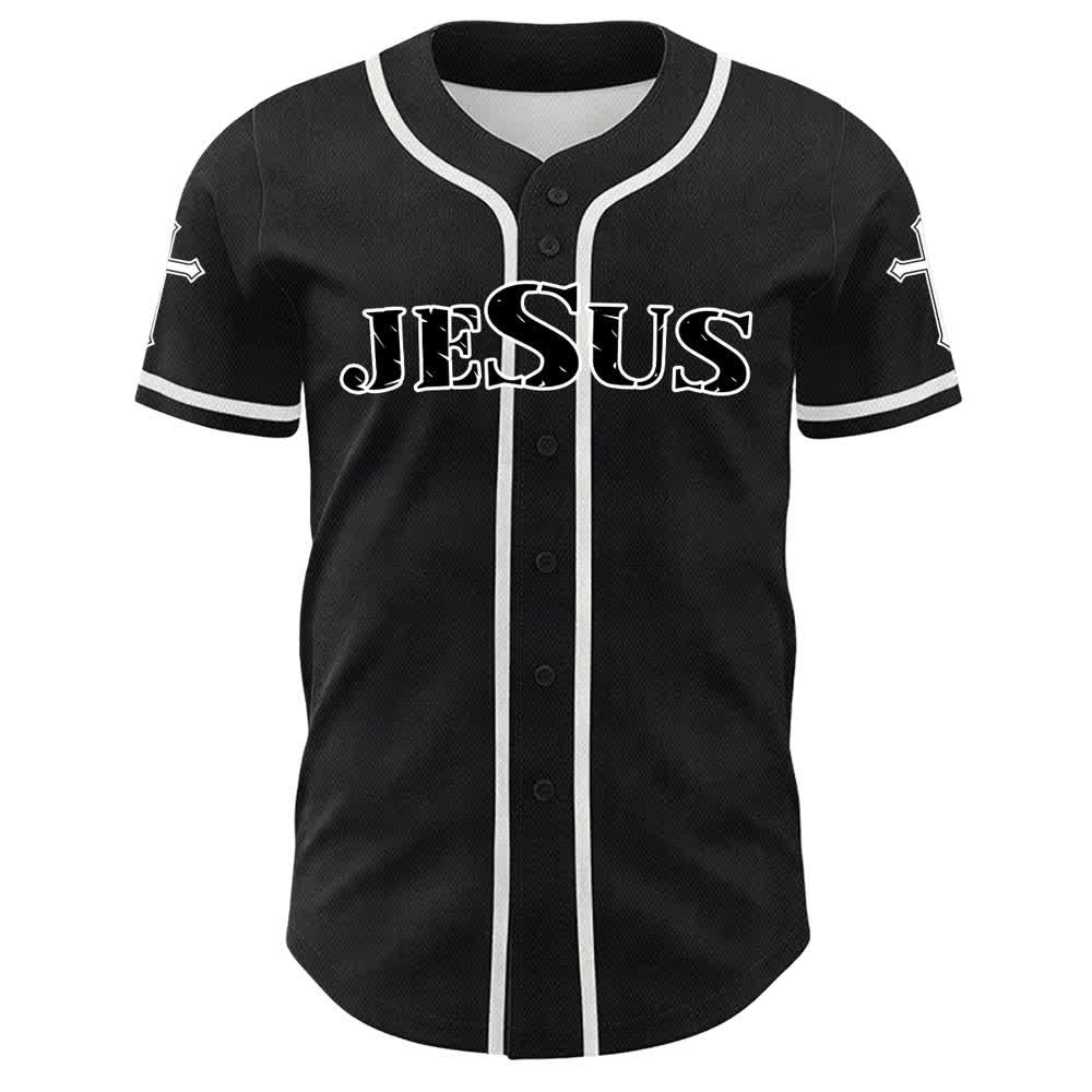 Christianartworkshop Gesù Vergine Maria Crocifisso Croce Maglia da baseball cristiana unisex - image 29