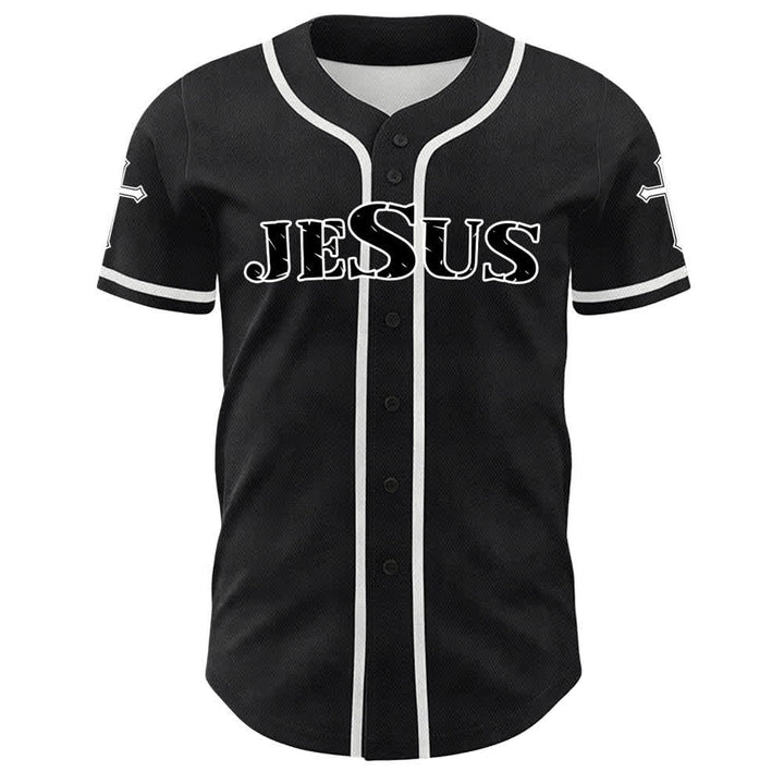 Christianartworkshop Gesù Vergine Maria Crocifisso Croce Maglia da baseball cristiana unisex - image 29
