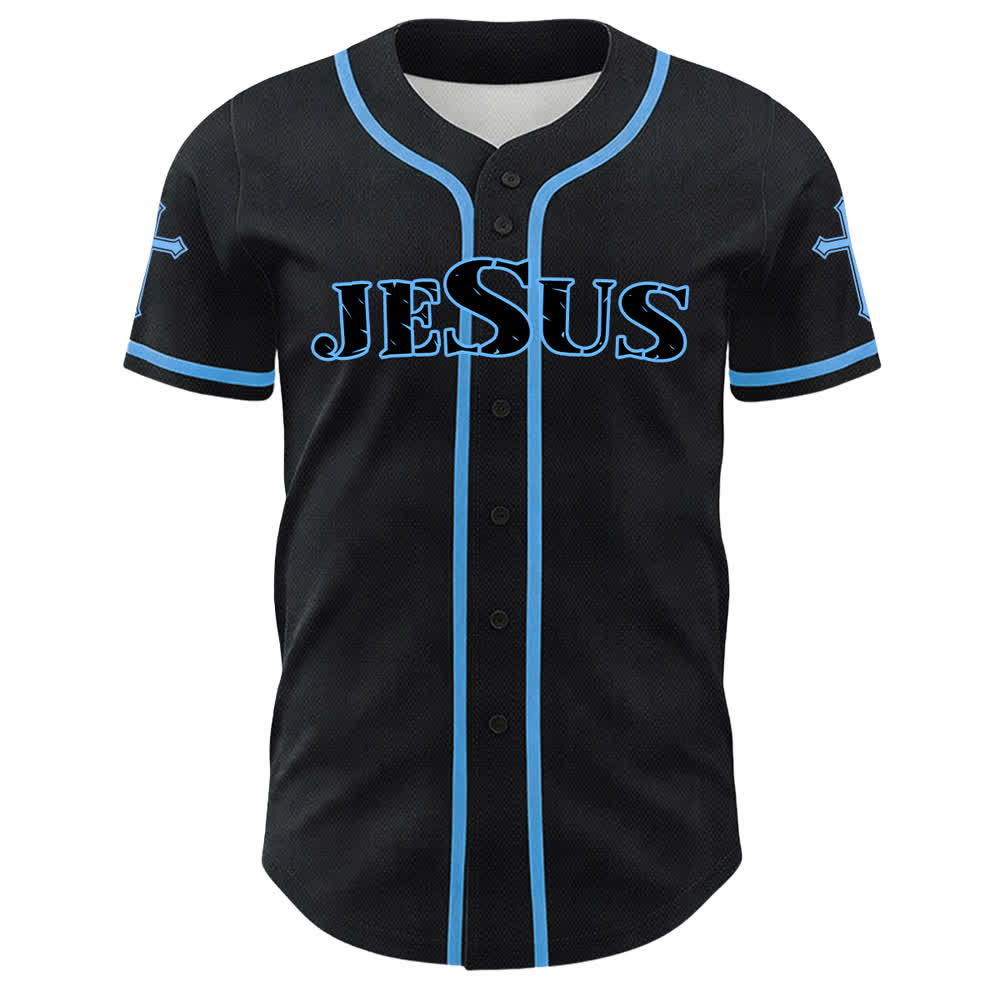 Christianartworkshop Gesù Vergine Maria Crocifisso Croce Maglia da baseball cristiana unisex - image 32