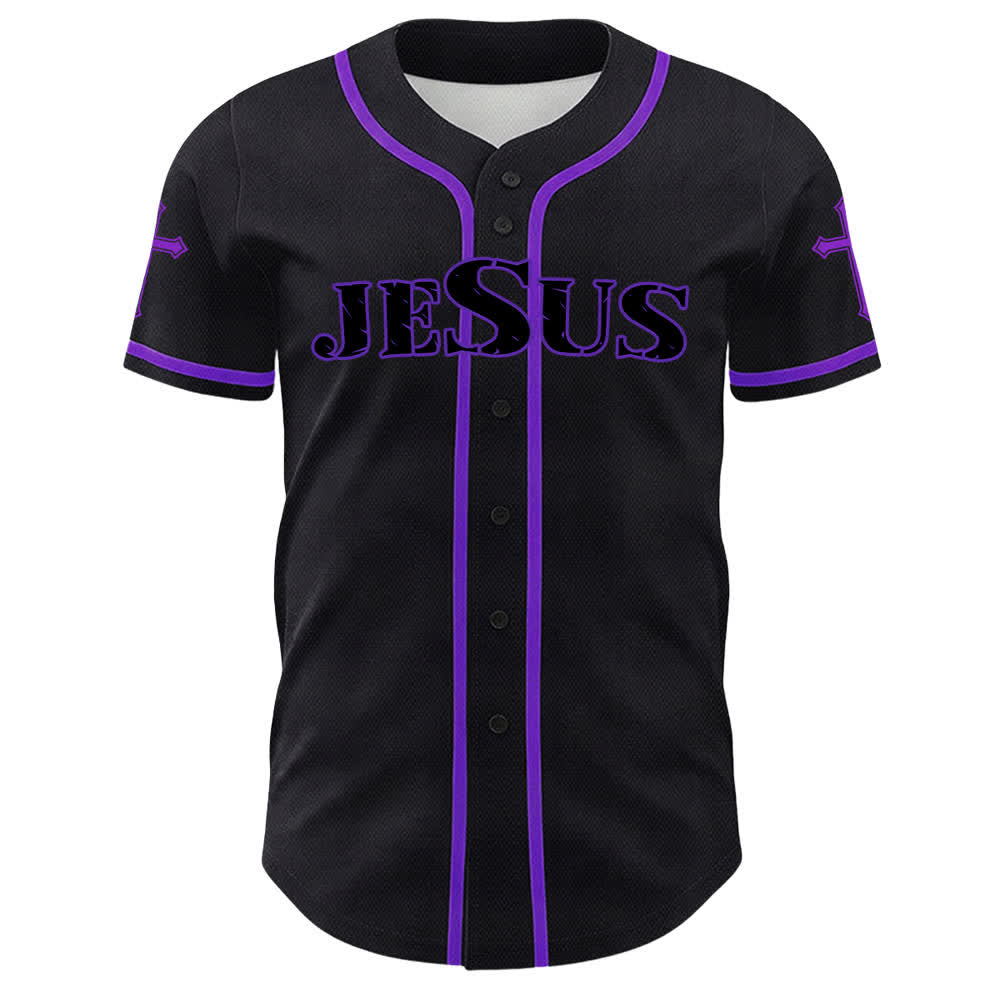 Christianartworkshop Gesù Vergine Maria Crocifisso Croce Maglia da baseball cristiana unisex - image 47