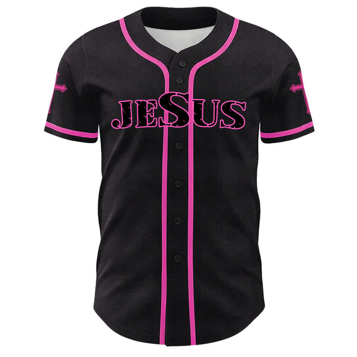 Christianartworkshop Gesù Vergine Maria Crocifisso Croce Maglia da baseball cristiana unisex - image 41