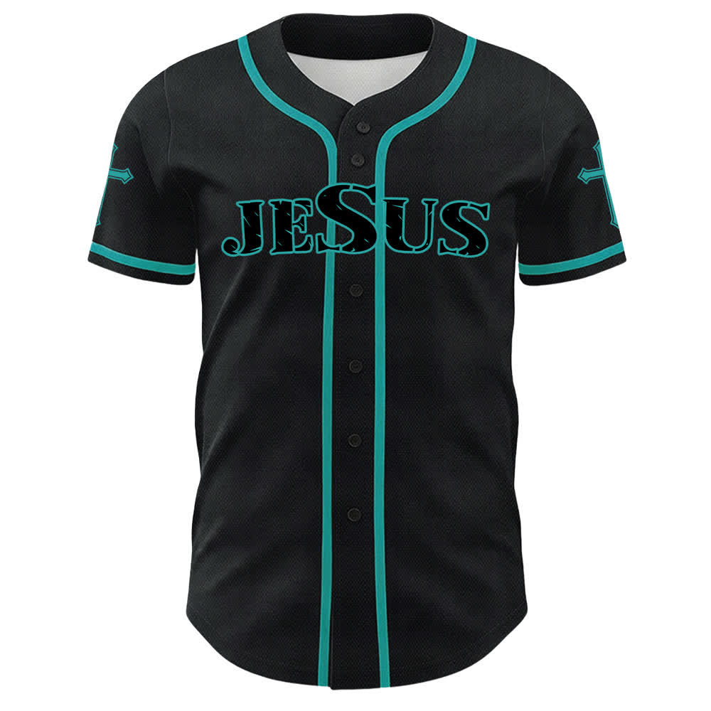 Christianartworkshop Gesù Vergine Maria Crocifisso Croce Maglia da baseball cristiana unisex - image 44