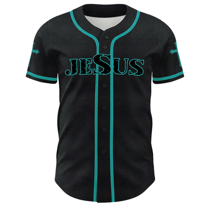 Christianartworkshop Gesù Vergine Maria Crocifisso Croce Maglia da baseball cristiana unisex - image 44