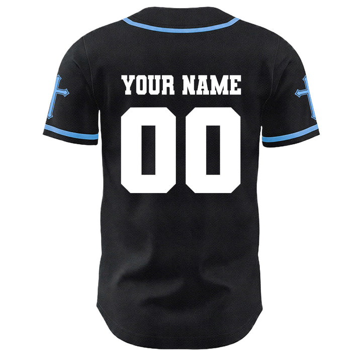 Christianartworkshop Maglia da baseball unisex con croce personalizzata con nome e numero della crocifissione di Gesù - image 14