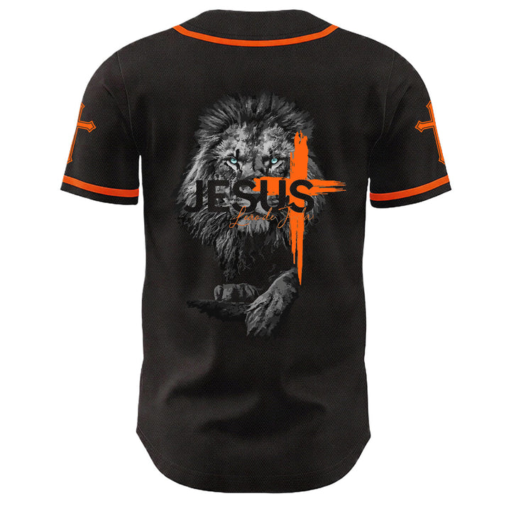 Christianartworkshop Leone di Giuda Gesù Croce Grafica Maglia da baseball unisex - image 16