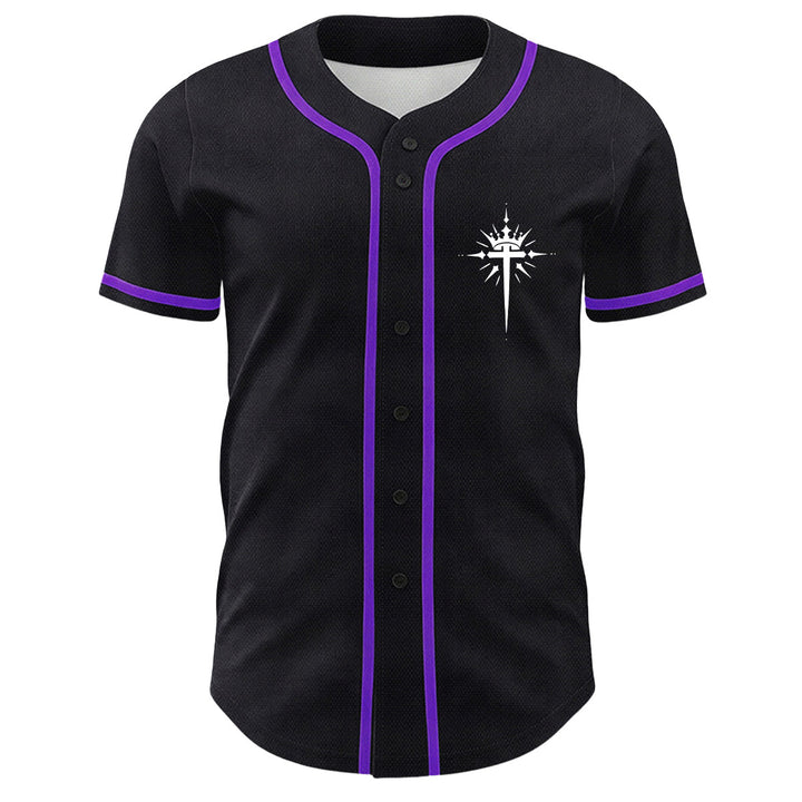 Christianartworkshop Yeshua Corona di Spine Croce Ali d'Angelo Maglia da baseball unisex - image 23