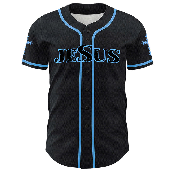 Christianartworkshop Gesù Vergine Maria Crocifisso Croce Maglia da baseball cristiana unisex - image 14