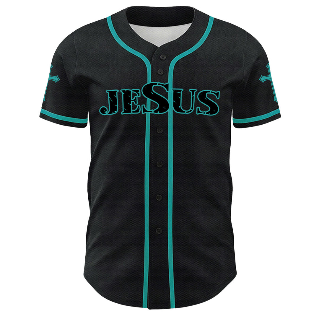 Christianartworkshop Gesù Vergine Maria Crocifisso Croce Maglia da baseball cristiana unisex - image 11