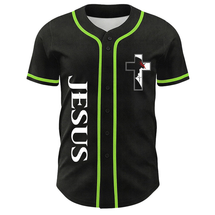 Maglia da baseball con grafica della Vergine Maria e del crocifisso di Gesù. - image 23