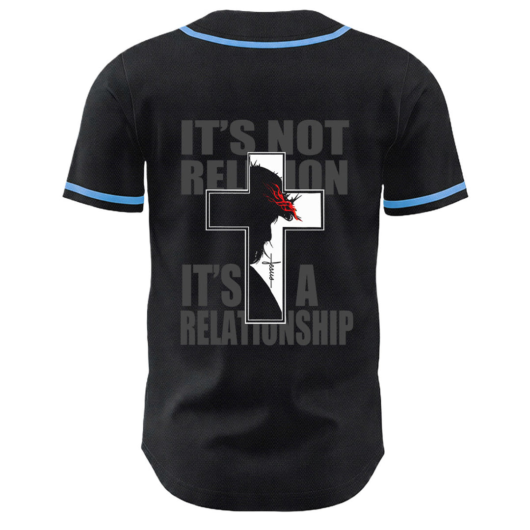 Maglia da baseball con grafica della Vergine Maria e del crocifisso di Gesù. - image 16