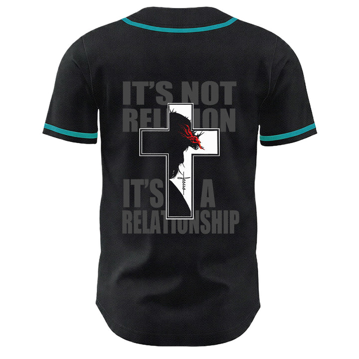 Maglia da baseball con grafica della Vergine Maria e del crocifisso di Gesù. - image 13