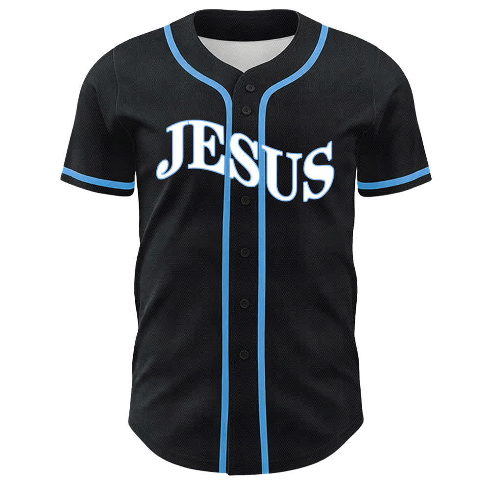 Christianartworkshop Gesù è Re Giovanni 3:16 Maglia da baseball unisex - image 11