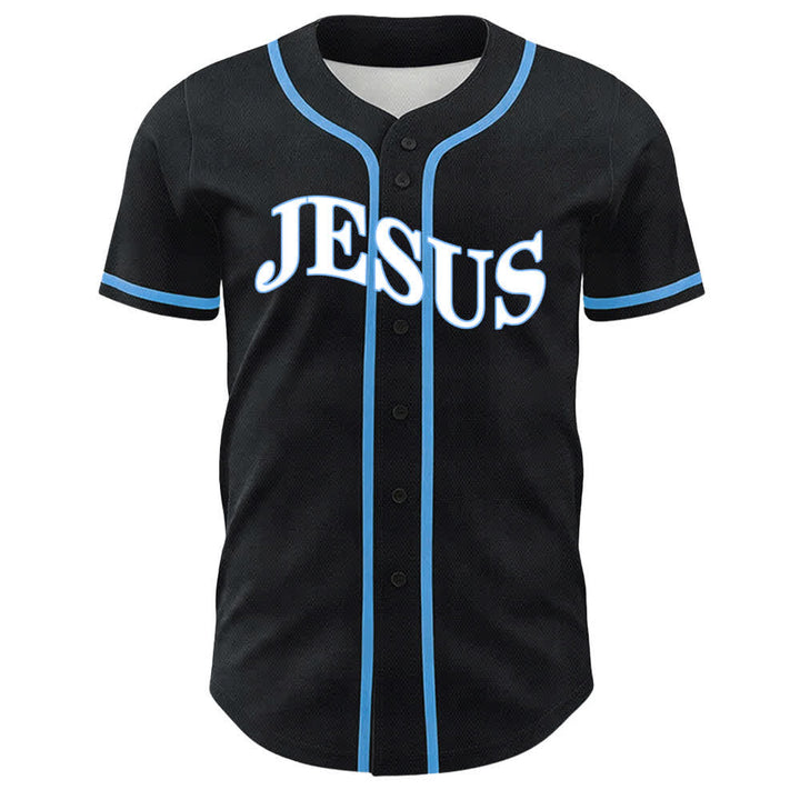 Christianartworkshop Gesù è Re Giovanni 3:16 Maglia da baseball unisex - image 11