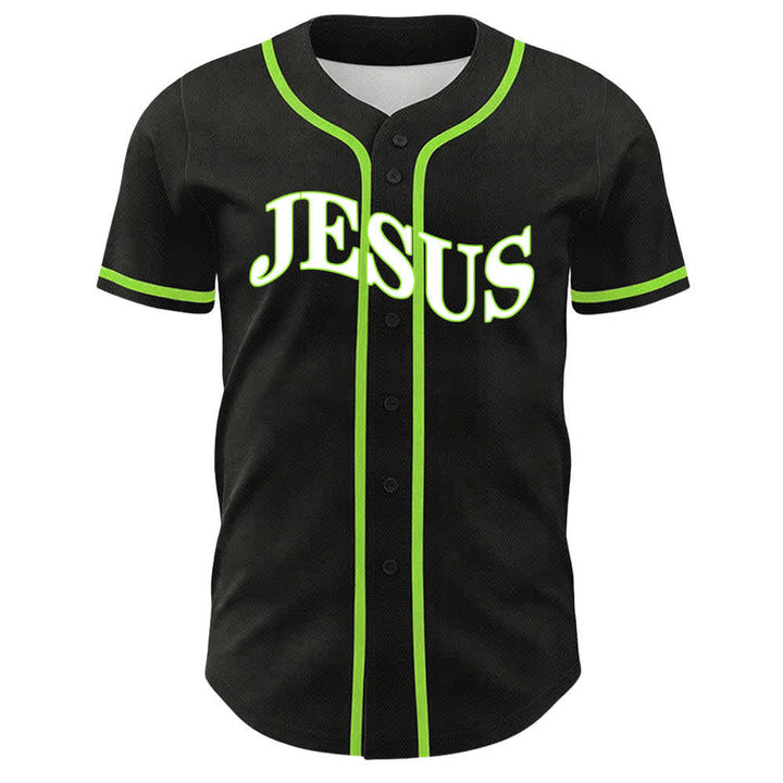Christianartworkshop Gesù è Re Giovanni 3:16 Maglia da baseball unisex - image 20