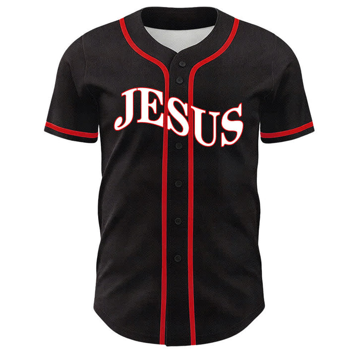 Christianartworkshop Gesù è Re Giovanni 3:16 Maglia da baseball unisex - image 14