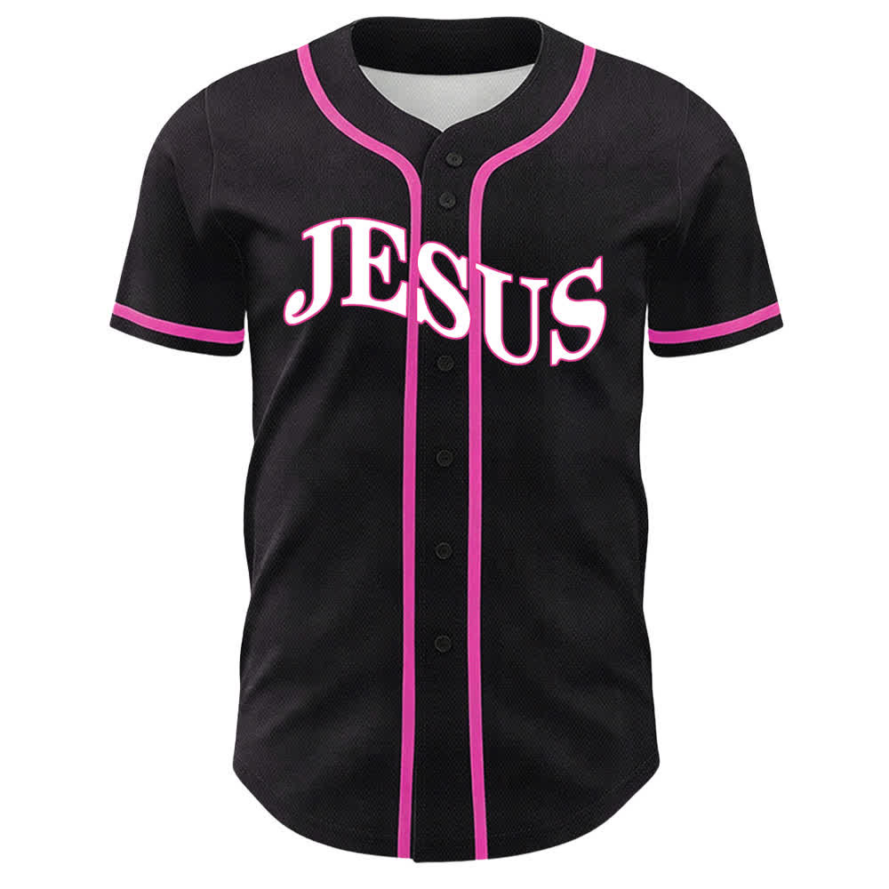Christianartworkshop Gesù è Re Giovanni 3:16 Maglia da baseball unisex - image 8