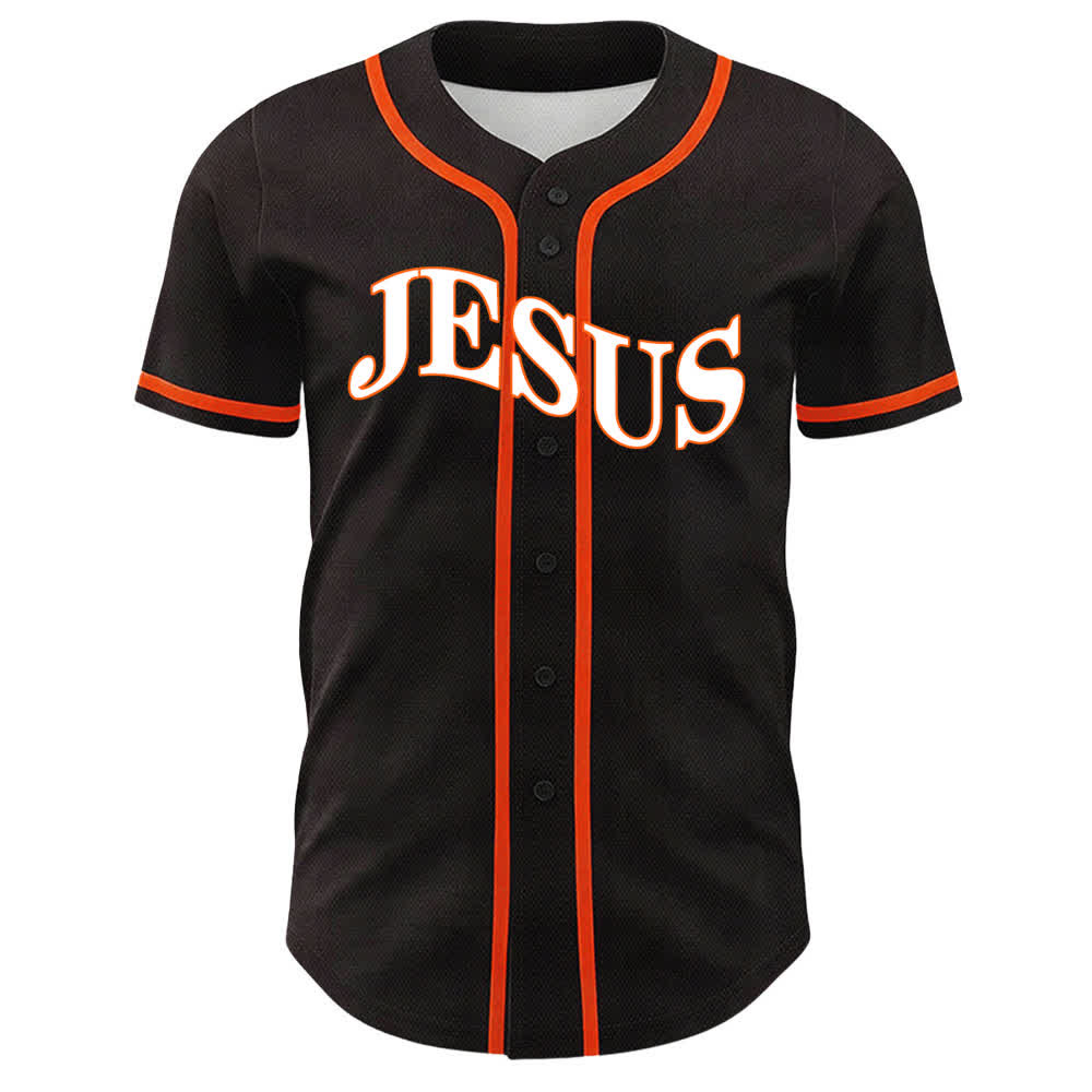 Christianartworkshop Gesù è Re Giovanni 3:16 Maglia da baseball unisex - image 17
