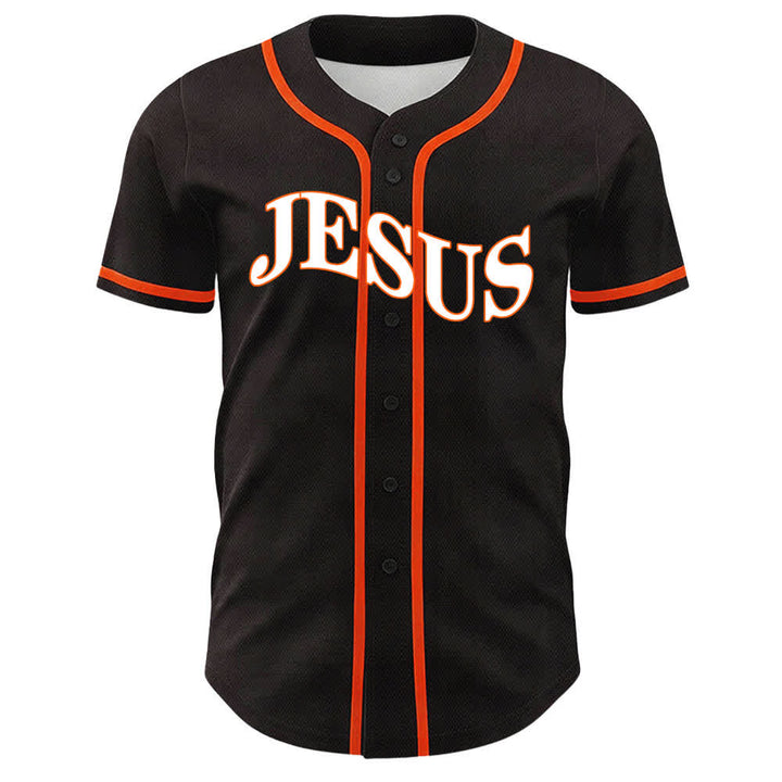 Christianartworkshop Gesù è Re Giovanni 3:16 Maglia da baseball unisex - image 17
