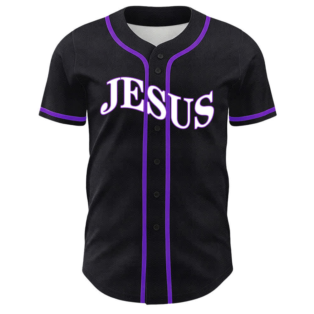 Christianartworkshop Gesù è Re Giovanni 3:16 Maglia da baseball unisex - image 23