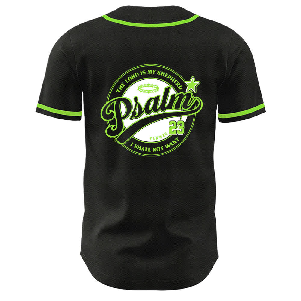 Christianartworkshop Salmo 23 Il Signore è il mio pastore Maglia da baseball unisex - image 19