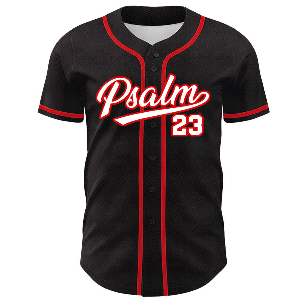 Christianartworkshop Salmo 23 Il Signore è il mio pastore Maglia da baseball unisex - image 14