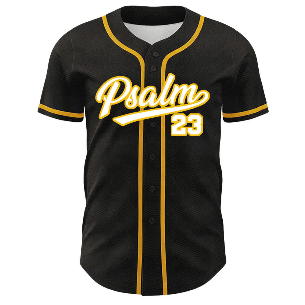 Christianartworkshop Salmo 23 Il Signore è il mio pastore Maglia da baseball unisex - image 8