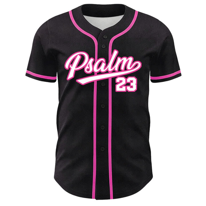 Christianartworkshop Salmo 23 Il Signore è il mio pastore Maglia da baseball unisex - image 2