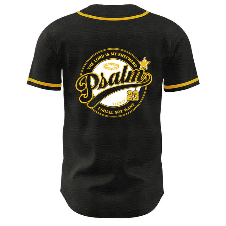 Christianartworkshop Salmo 23 Il Signore è il mio pastore Maglia da baseball unisex - image 7