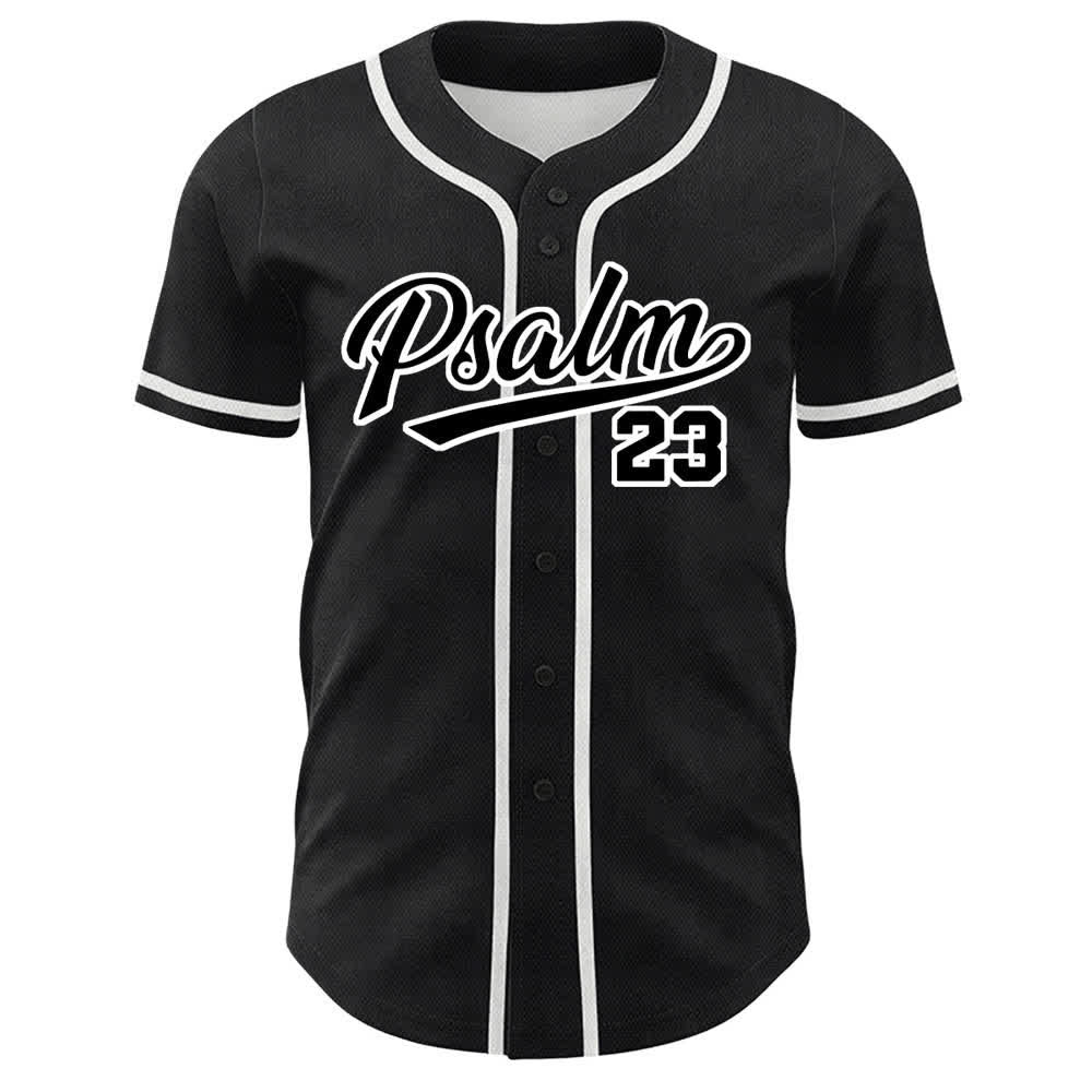 Christianartworkshop Salmo 23 Il Signore è il mio pastore Maglia da baseball unisex - image 11